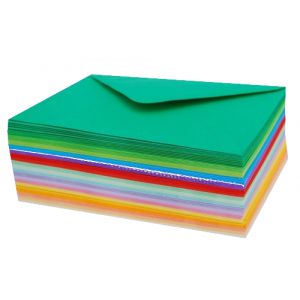 Koperta Logos C6 Kolorowa Mix 80g, 1szt